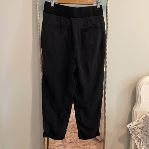 Yigal Azrouel Black Pleated Ankle Pant - Picture 5 of 14